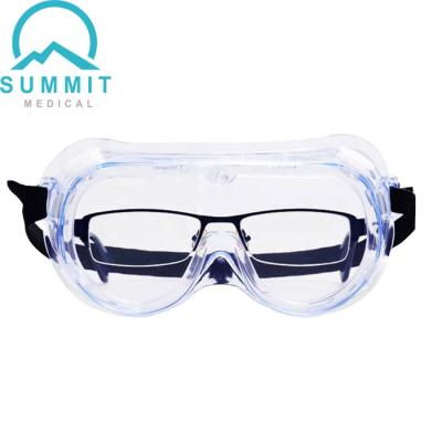 China 1.5mm PC Lens Medical Fog Free Safety Glasses CE Approved for sale