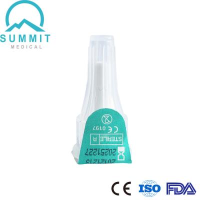 China Ultra Thin Painless Insulin Pen Needles 32G 8mm With Siliconized Tri-beveled Needle for sale