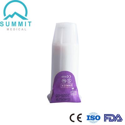 中国 受動的に二重終えられた保護31G 5mm紫色の安全ペンの針 販売のため