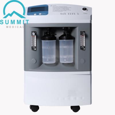 China Hospital Grade Dual Flow Medical Oxygen Concentrator Machine 10 Liter for sale