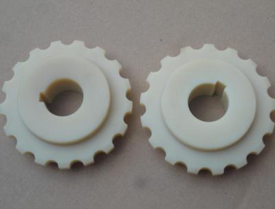 China LF440TAB-K472 PA6 sprockets for chains machined drive idlers materials PA6 white color for sale