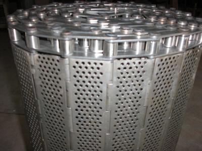 China SS wire mesh belts slat band conveyor belts Open top belts stainless steel conveyor belts for sale