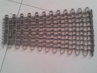 China SS wire mesh belts flat wire mesh belts height wire mesh conveyor belts for sale