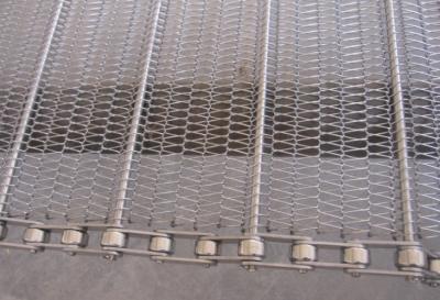 China SS wire mesh belts slat band conveyor belts chain drive wire belts for sale