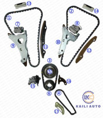 China Timing chain kit for BENZ GL450 E400 C350 ML350 C300 GLK350 Engine M276.821 V6 3.0T/3.5T GAS A2760502416 A0009931378 for sale