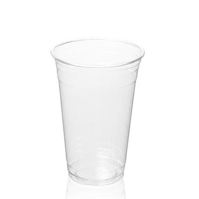 China 20OZ CLEAR PET CUP WITH 98MM LID 610ML DISPOSABLE PET CUP for sale