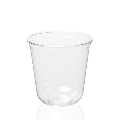 China 360ml Tumbler Plastic Disposable Cup 12OZ PET BPA Free for sale