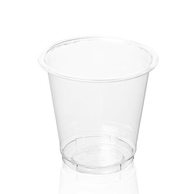 China 115ml Plastic Sauce Cups Disposable PET 3 Oz Portion Cups With Lids for sale