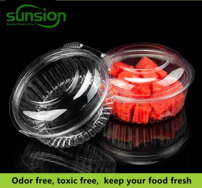 China 500ml Disposable Salad Containers With Lids 185 X 185 X 90mm for sale