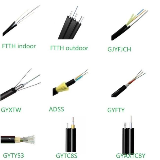 Multi Mode 6 Core GYTC8S Outdoor Fiber Optic Cable 1
