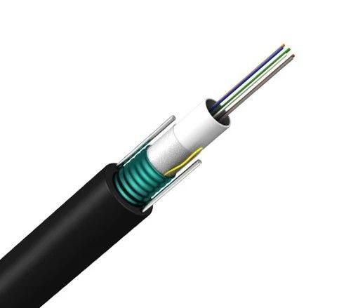 Aerial Corrugated Anti UV Steel Tape Armoured Ofc Cable PE Jacket 4