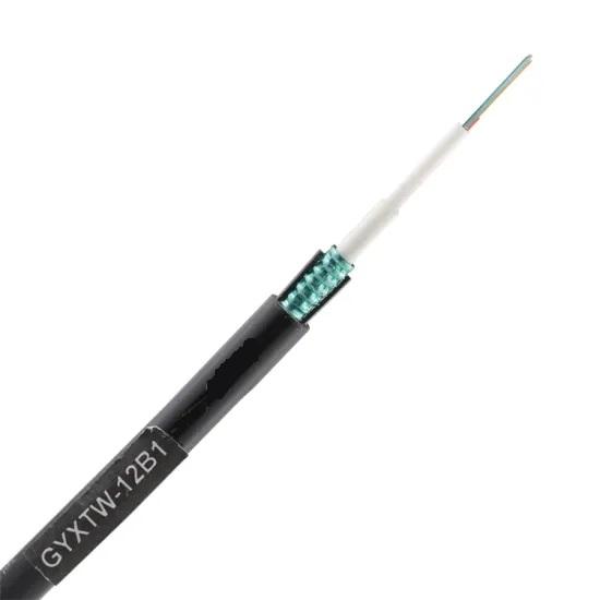Armored Anti UV PE Jacket 2-24 Core GYXTW SM Fiber Optic Cable 3