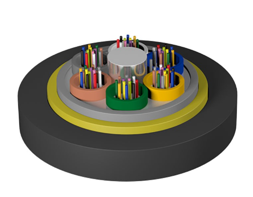 OEM Dielectric High Flexible ADSS Armored Fiber Optic Cable No Metal Material In The Structure 0