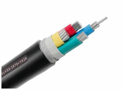 China Four Core Aluminum Conductor 1.5 - 800 Sqmm PVC Electrical Cable KEMA Certified for sale