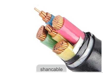 China Cable de cobre aislado PVC de 3 bases, cable flexible aislado PVC acorazado en venta