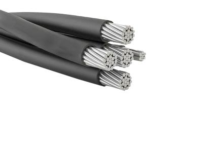 Китай Связка кабелей Abc 0.6KV/1KV электрическая воздушная, квадруплексный кабель падения обслуживания продается