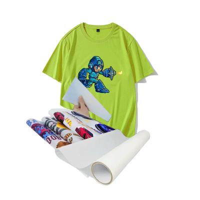 China T-Shirt Impresión de transferencia de calor Película de vinilo para mascotas de 30 cm Película de pegatinas de papel Dtf en venta