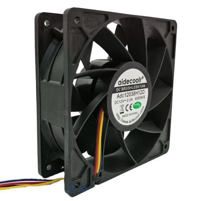 China Practical Brushless Energy Efficient Cooling Fan , PBT 4 Wire Radiator Fan for sale
