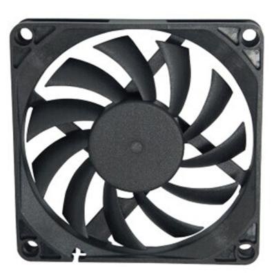 China Original aidecoolr 80*80*10mm 3000/rpm black fan Single ball bearing fan  axial brushless 12v dc cooling fan for sale