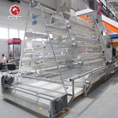 China Hot Galvanized Poultry Farm House Layer Chicken Cage Machine Animal Cage for sale