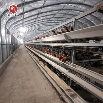 China 5 Layers Hot Dipped Galvanized Chicken Cage Battery Cage System for sale
