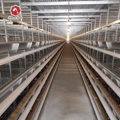 China Wire Mesh H Type Egg Layer Battery Poultry Cage for sale