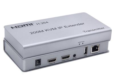 中国 Support USB Mouse Keyboard Extension HDMI KVM Extender Over IP 1080P 200M 販売のため