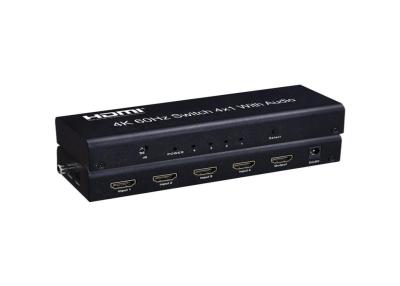 China 4K 60Hz HDMI Fiber Extender HDMI SWITCH 4x1 With Audio for sale