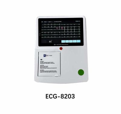 Chine Machines portatives de fabricants d'électrodes d'ecg d'avance de clinique d'hôpital les 12 surveillent le canal de la machine 1 d'ecg de production à vendre