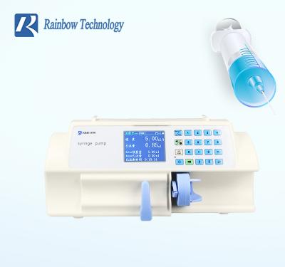 China Gross Weight 2.2kg Electric Syringe Pump Auto Syringe Pump Reliable Safe for sale