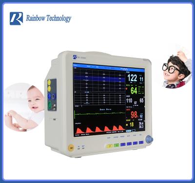 China Lightweight 9 Parameter Maternal Fetal Monitor Built In Battery For ICU CCU for sale