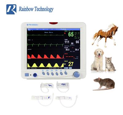 China SpO2 Veterinary Monitoring Equipment 12.1 inch 6 Parameters Veterinary Vital Signs Monitor for sale