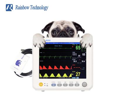 China Portable Veterinary Monitoring Equipment 8 Inch Multi Parameter For Pets for sale