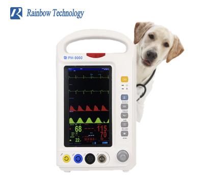 China 7 Inch Vet Trends Monitor Multi Parameter with high precision modules for sale