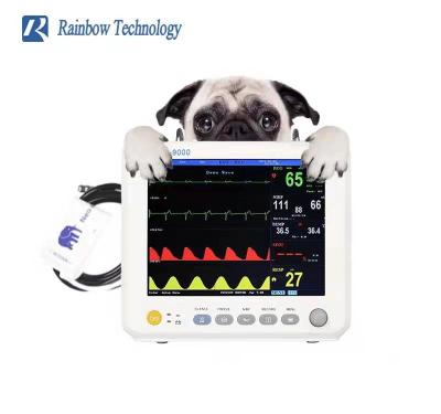 China ECG Veterinary Monitoring Machine vehicle Mounted Vet Specs Monitor for sale