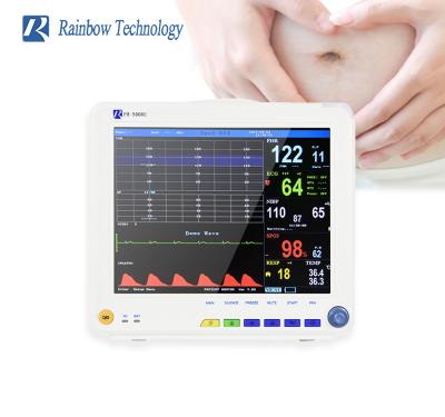 China 12.1 Inch Maternal Fetal Monitor For Pregnant Built In Rechargeable Lithium Battery for sale
