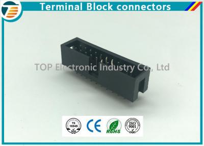 China Molex FFC Shrouded Wire To Board Terminal Block 2 Row 2.54mm Pitch for sale