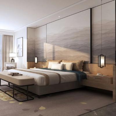 China Hotel bedroom furniture sets for 5 star hotel rooms Luxury Hotel Bedroom Furniture for sale