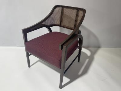 China Modern Luxury Cane Chair With Upholstery Fabric For Commercial Hotel for sale