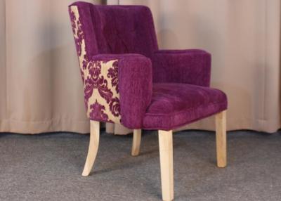 China Butacas modernas clásicas de la tela para la sala de estar con la madera de roble sólida que cena la silla en venta