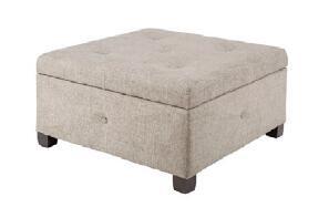 China Square Bedroom Fabric Storage Bench For End Of Bed , Folding Ottoman Bench Seat for sale