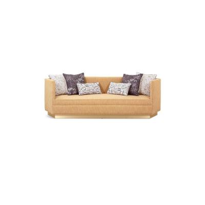 中国 軽く贅沢なビロードの米国式現代的な生地のソファーの組合せのソファー 販売のため