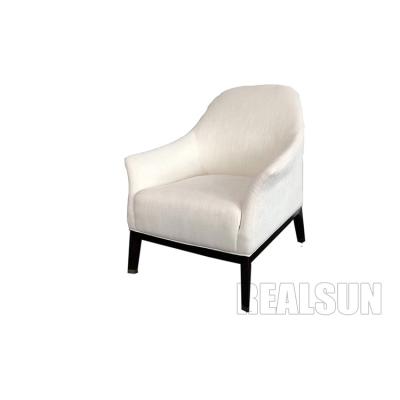 Chine Les chaises longues faites sur commande choisissent la jambe en bois de Seater Sofa Chair Black Solid Wood avec le tissu de Linern à vendre
