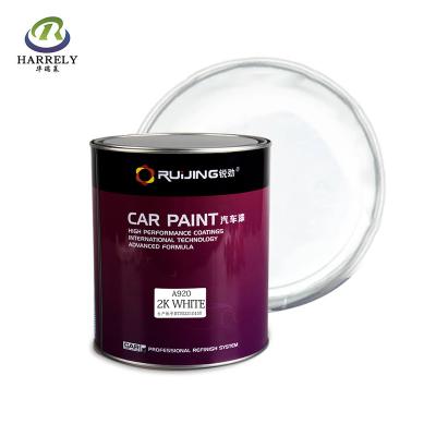 China Pintura de automóviles de color blanco 2K impermeable ISO9001 Super Revestimiento de automóviles en venta