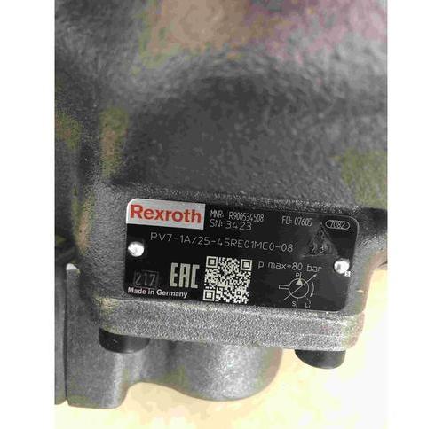 Rexroth PV7 Series Hydraulic Vane Pump technical diagram and model specifications