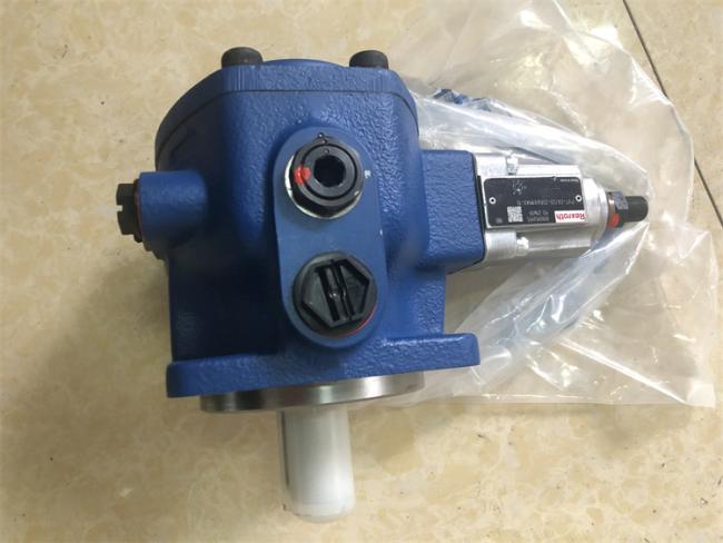 Rexroth PV7 Series Hydraulic Vane Pump - Industrial hydraulic pump unit with mounting flange and shaft connection