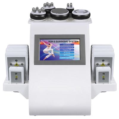 China Lipo Laser Body Loss Weight RF Ultrasonic Vacuum Cavitation Beauty Slimming Machine for sale