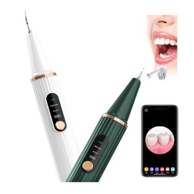 China Wifi Visible Plaque Remover Ultrasonic Electric Tooth Cleaner With Camera Dental Calculus Removal for sale