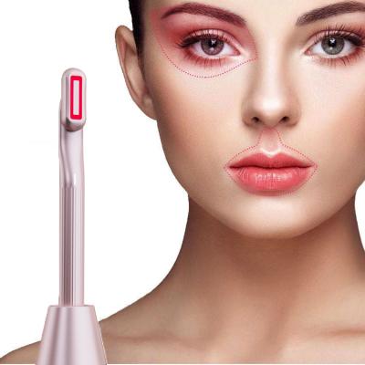China Anti Aging Fatigue Led Lip Wrinkle Remover Massager Magic Pen Beauty Ems Eye Wand Stick Eye Beauty Tool for sale