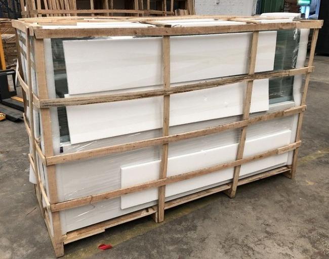 Auto Defrost Ice Cream Showcase Freezer 7 Pans -22℃~ -18℃ Temperature Range 9